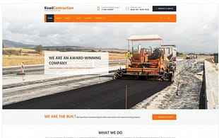 RoadLine - Solid Road Consrtuction Company Joomla Template