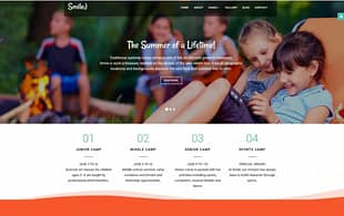 Smile - Summer Camp Joomla Template
