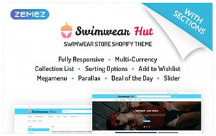 Swimwear Hut - Swimwear Store Shopify Theme
