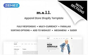m.a.l.l. - Clothing Store Shopify Theme