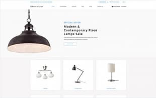 Beam of Light - Lighting & Electricity Multipage Clean Shopify Theme