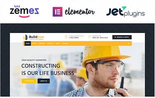 BuildIcon - Construction Company WordPress
