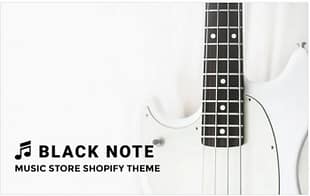 Black Note - Music Store Shopify Theme