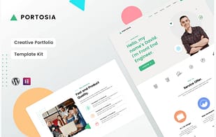 Portosia - Creative Portfolio Template Kit