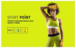 Sport Point - Sports Store Multipage Clean Shopify Theme