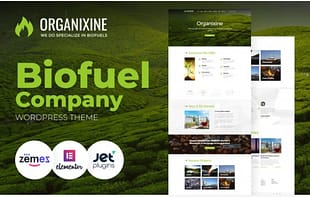 Organixine - Biofuel Company WordPress