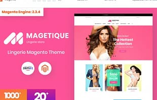 Magetique - Lingerie Magento Theme
