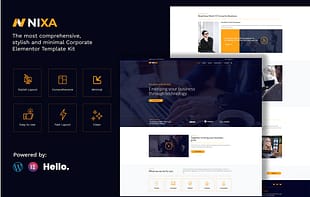 Nixa - Business & Services Elementor Template Kit