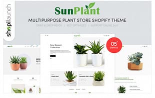 Sunplant - MultiPurpose Plant Store Responsive Shopify Theme