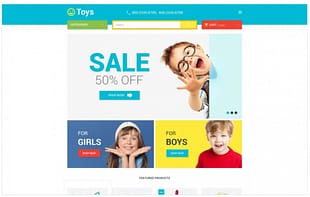 Toys Store Magento Theme