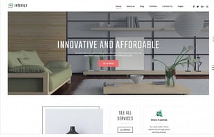 Interily - Interior Design E-Commerce Modern Joomla Template