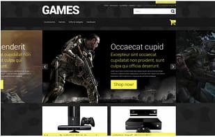 Store for Hardcore Gamers Magento Theme