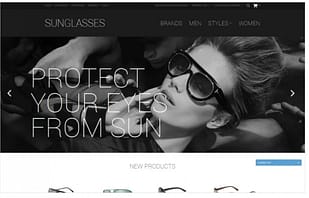 Sunglasses Shop Magento Theme