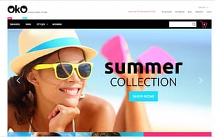 Sunglasses Shop Magento Theme