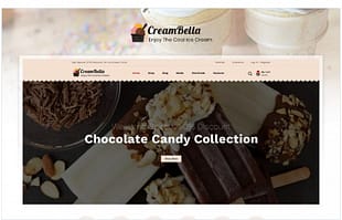 CreamBella IceCream Store WooCommerce