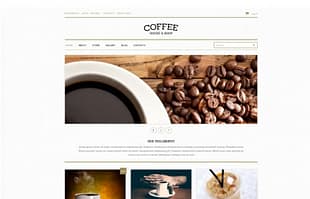 Coffee Shop Responsive WooCommerce