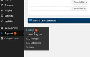 WPMU DEV Support System