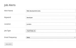 WP Job Manager Job Alerts Addon