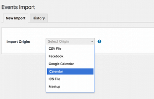 Modern Tribe The Events Calender iCal Importer Addon