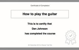 WooThemes Sensei Certificates Extension