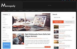 MyThemeShop Monopoly WordPress Theme