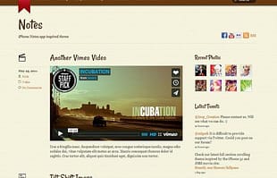 Themify Notes WordPress Theme