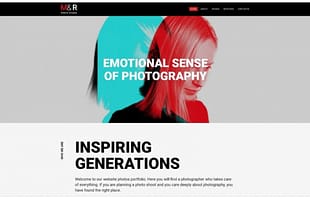 M&R - Accurate Personal Photographer Page Joomla Template