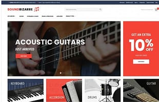 SoundBizarre - Music Store Magento Theme