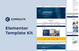 Consults - Business Elementor Template
