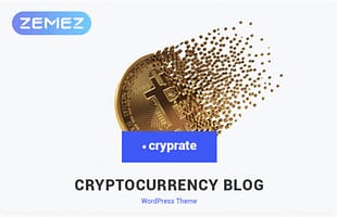 Cryprate - Cryptocurrency Blog Elementor