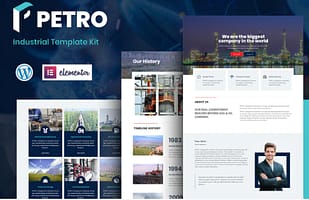 Petro - Industrial Elementor Template