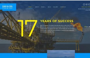 Gas & Oil Trading Joomla Template