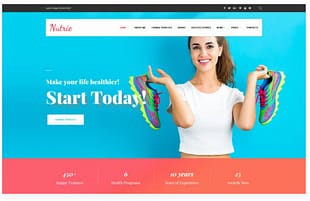 Nutrie - Health Coach WordPress