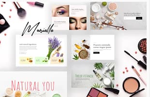 Marielle - Cosmetics and Beauty Shop Template Kits