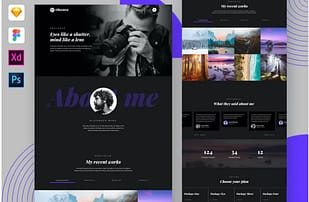 Obscura - Photography Portfolio Website