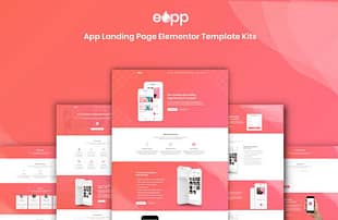 eApp - Landing Page Elementor