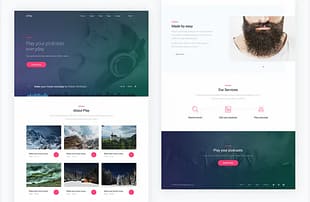 Play - Music PSD Template