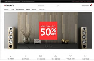 Audionica - Audio Shop Magento Theme