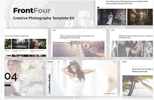 FrontFour - Creative Photography Template Kit