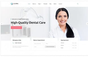 Global Dental Center - Dentistry Clean Usable Joomla Template