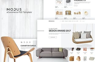 Modus - eCommerce PSD Template