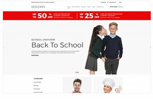 Unigowns - Uniform Store Clean Shopify Theme