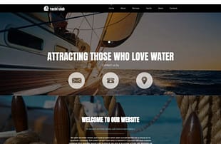 Yachting Club Joomla Template