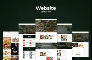 Resto & Cafe Website PSD