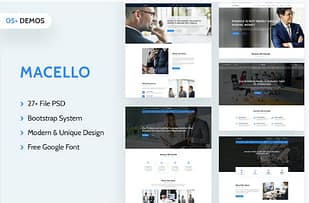 Macello - Business Psd Template