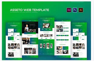 Asseto - PSD Web Template