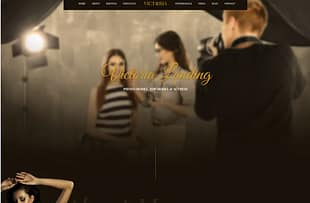 Victoria - Creative Landing Page PSD Template