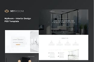 MyRoom - Interior Design PSD