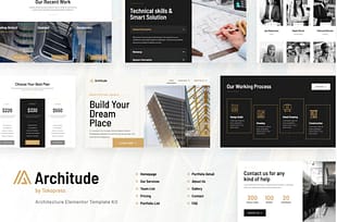 Architude | Architecture Elementor Template