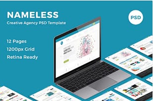 Nameless - Creative Agency PSD